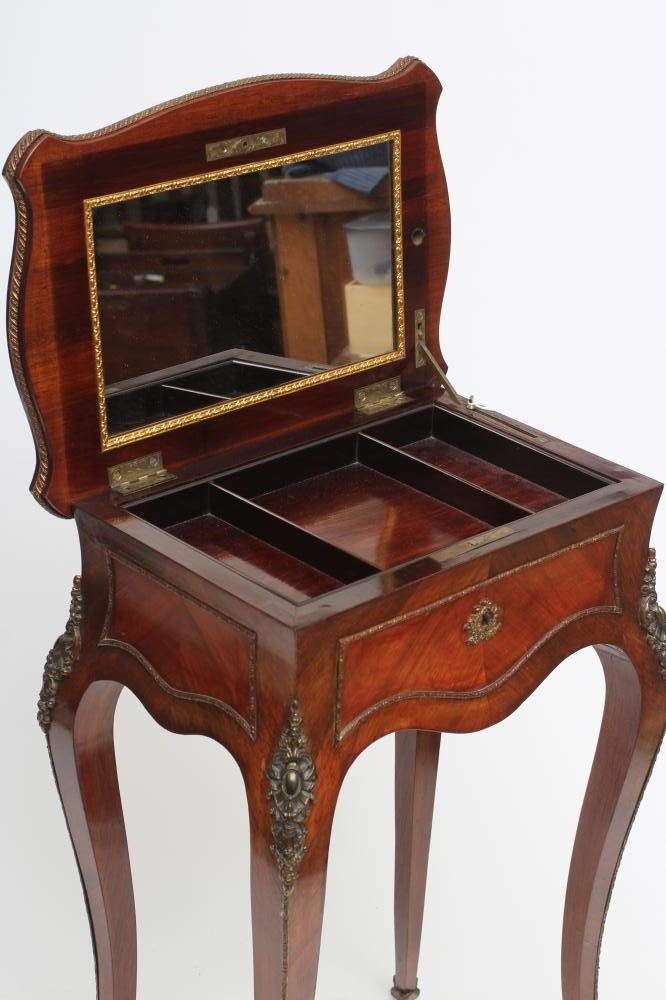 A LOUIS XV STYLE WORK TABLE Image