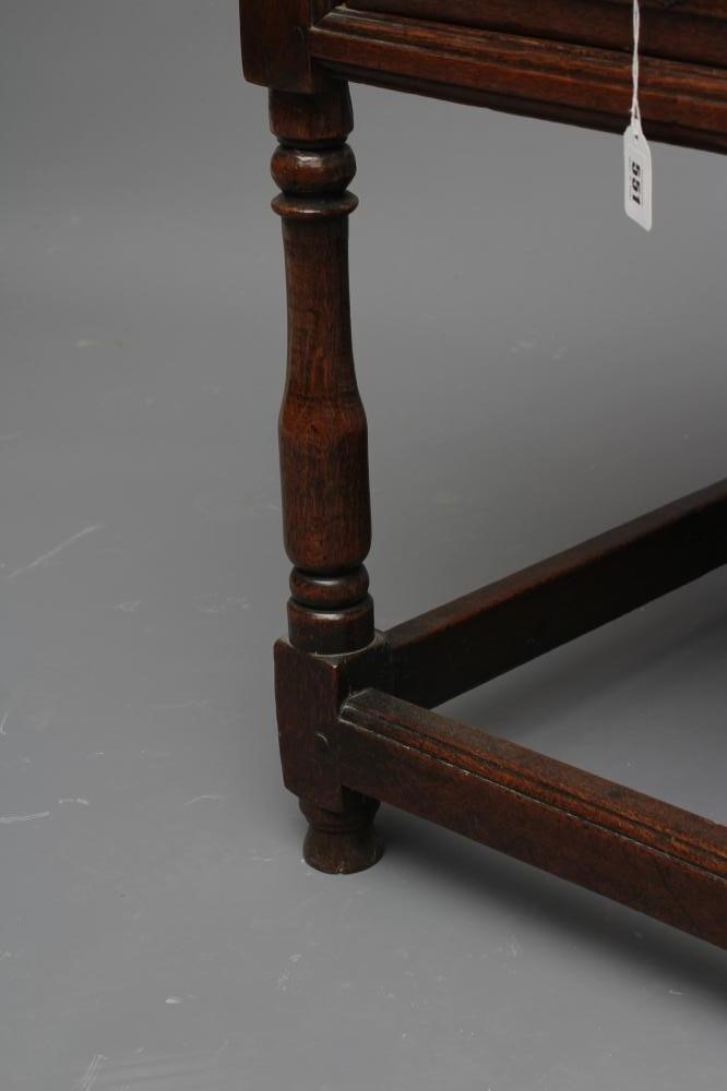 A SMALL JOINED OAK SIDE TABLE Image