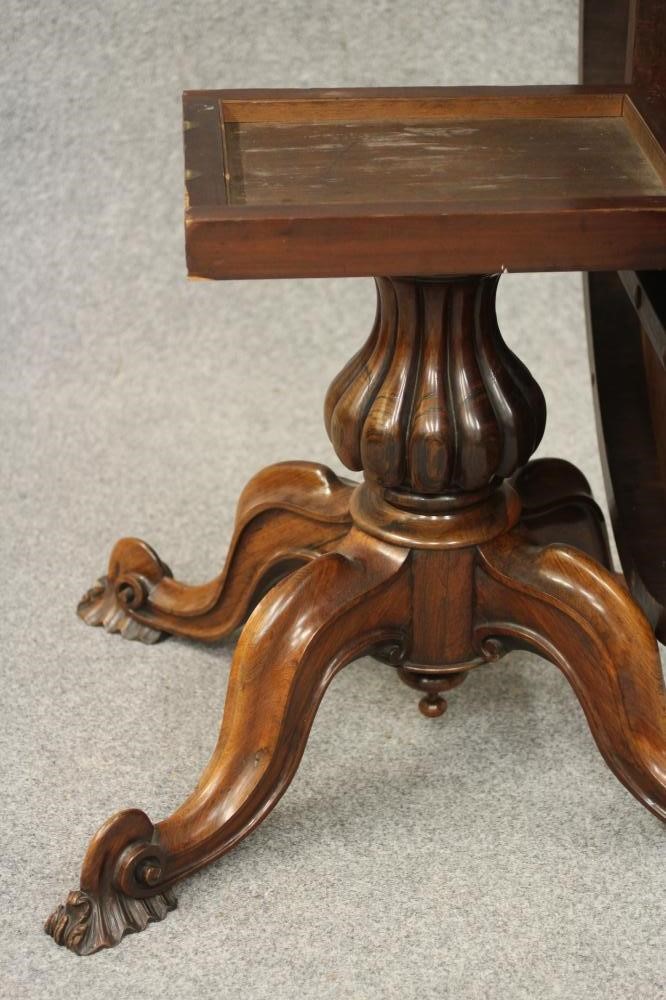 A VICTORIAN ROSEWOOD LOO TABLE Image