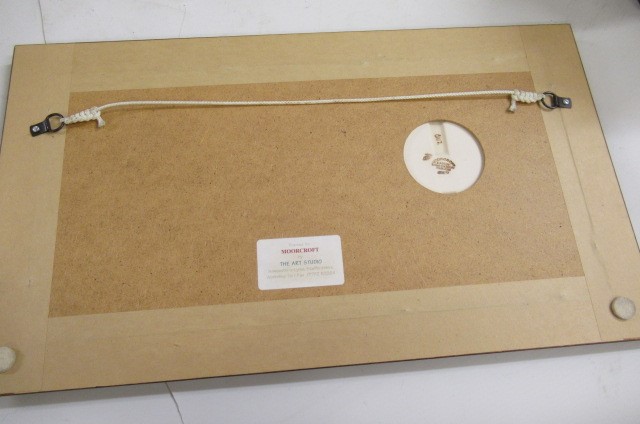 A MOORCROFT WOODSIDE FARM "TILE" PLAQUE Image