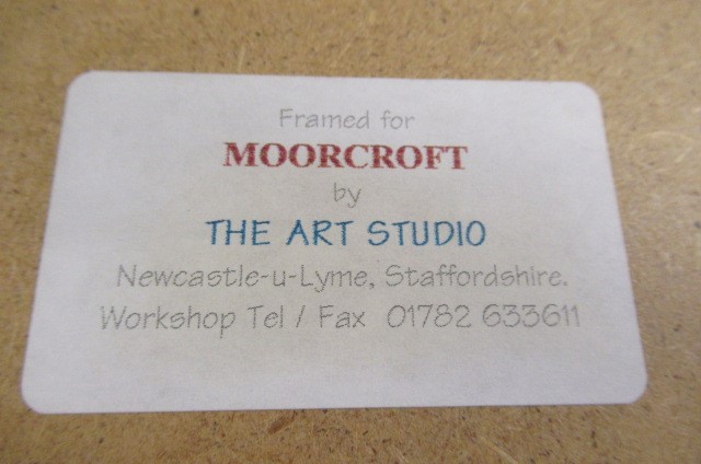 A MOORCROFT WOODSIDE FARM "TILE" PLAQUE Image