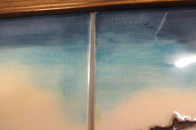 A MOORCROFT WOODSIDE FARM "TILE" PLAQUE Image