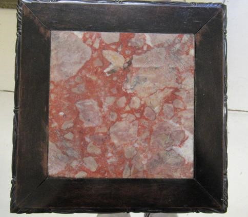 A CHINESE PADOUK WOOD JARDINIERE STAND Image