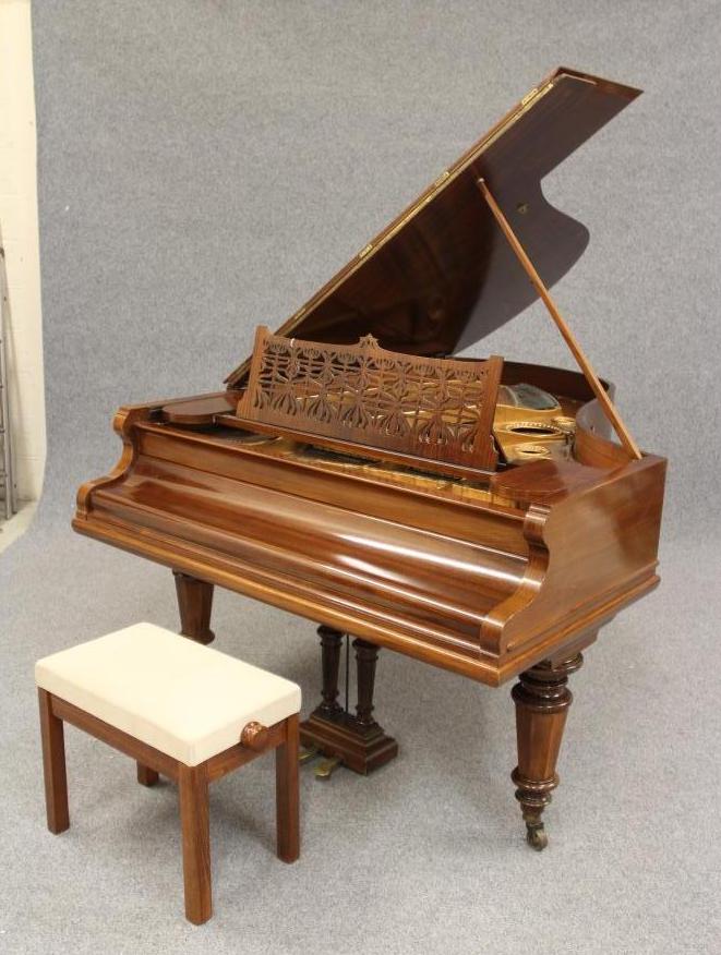 A BECHSTEIN BOUDOIR GRAND PIANO Image