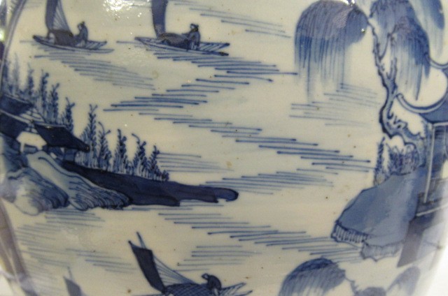 A CHINESE PORCELAIN JAR AND COVER of typical form Image