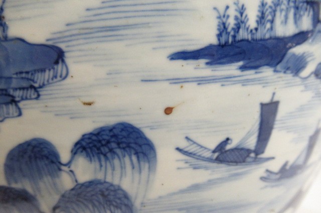A CHINESE PORCELAIN JAR AND COVER of typical form Image