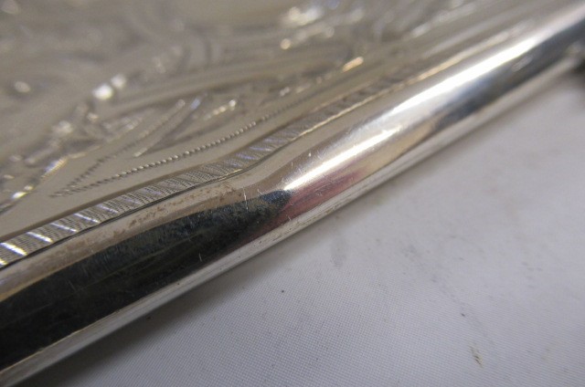 A VICTORIAN SILVER VISITING CARD CASE Image