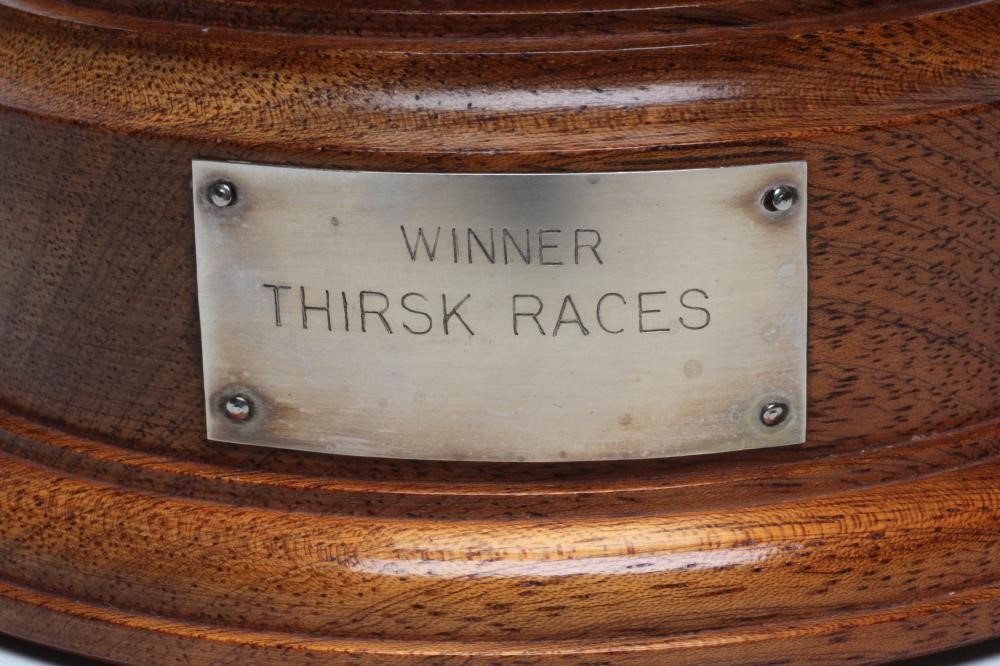 A SILVER HORSE HEAD TROPHY Image