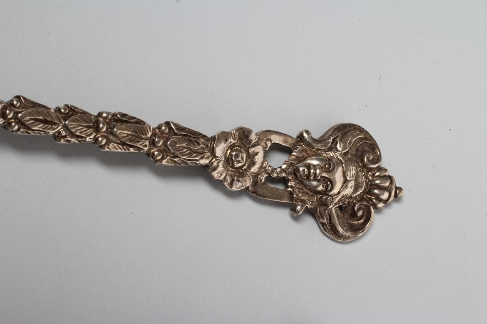 A PAIR OF LATE VICTORIAN SILVER PRESENTATION SPOONS Image