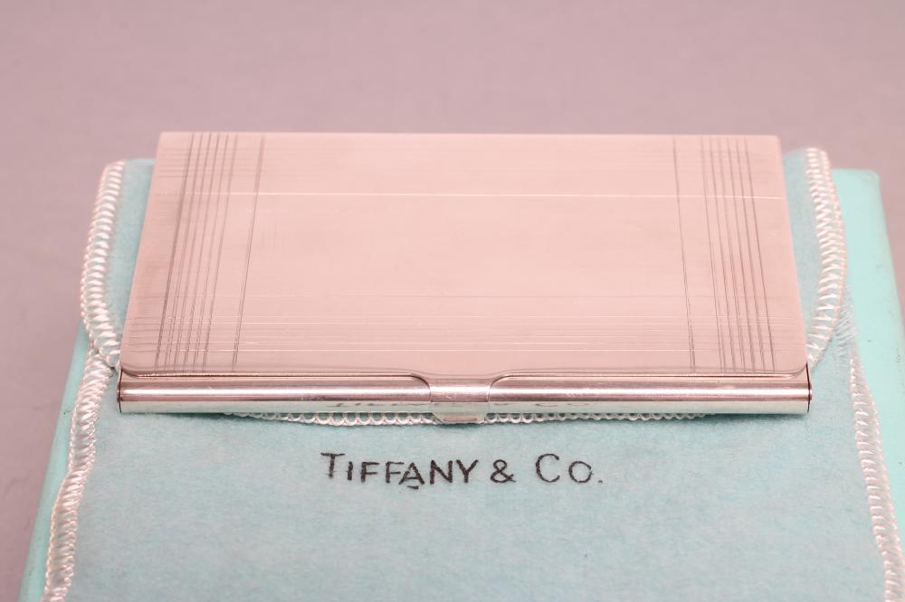 A TIFFANY & CO. SILVER BUSINESS CARD CASE Image