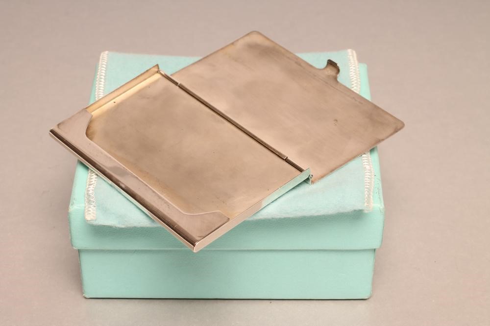 A TIFFANY & CO. SILVER BUSINESS CARD CASE Image