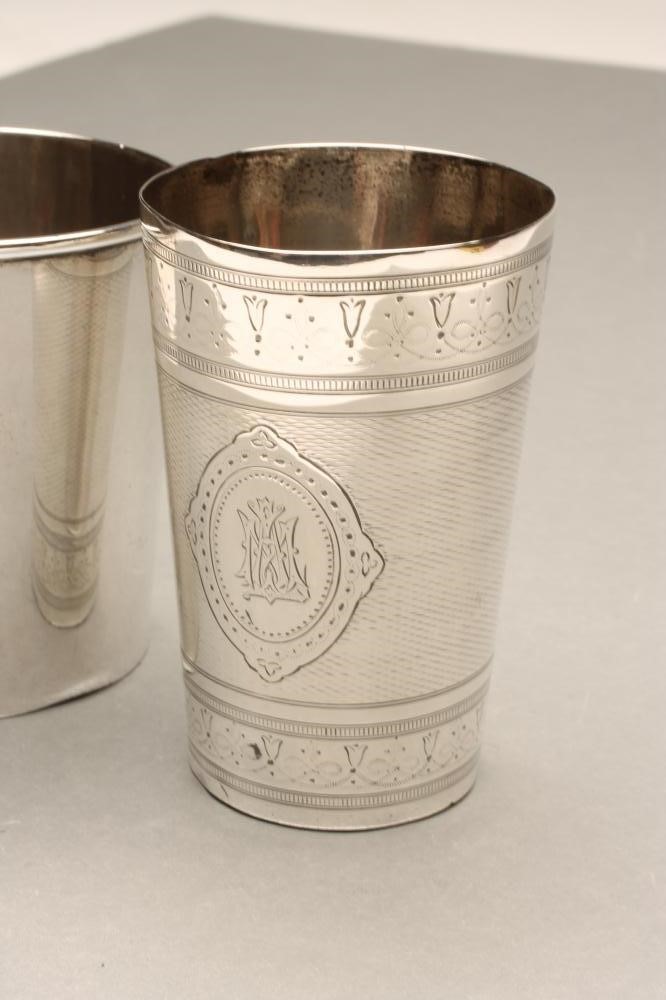 A VICTORIAN SILVER BEAKER Image