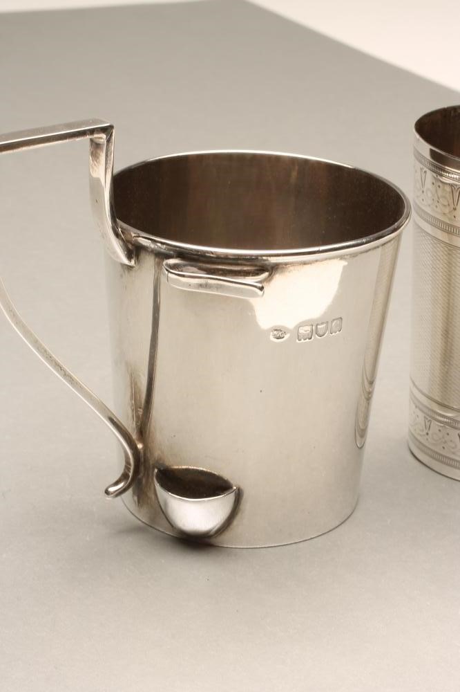 A VICTORIAN SILVER BEAKER Image