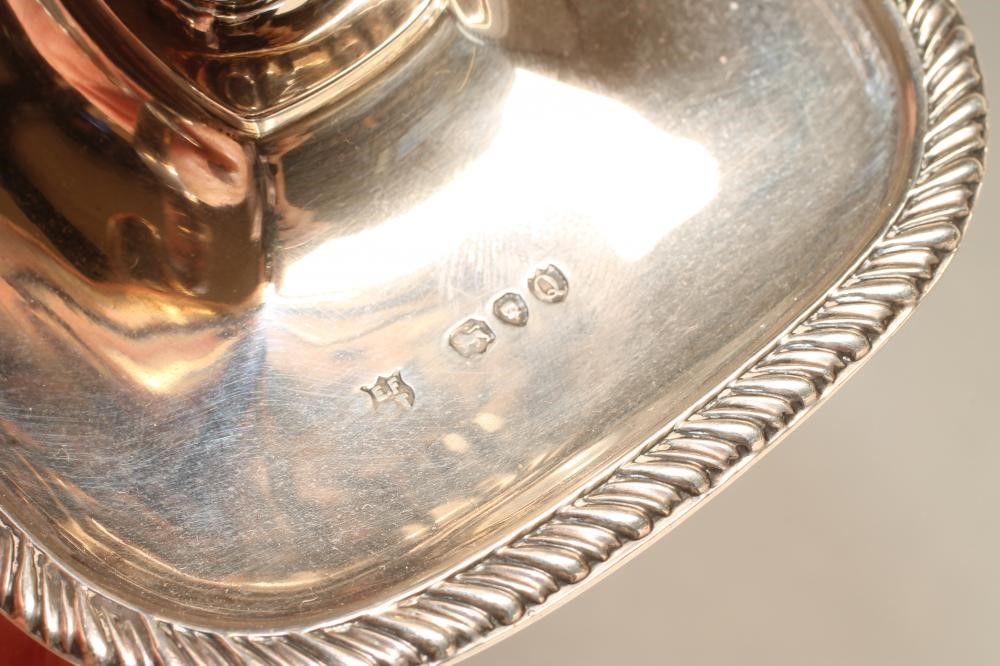 A LATE VICTORIAN SILVER CHAMBER STICK Image