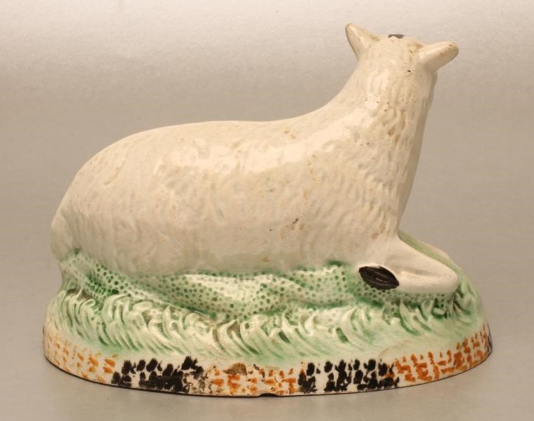 A YORKSHIRE PEARLWARE SHEEP Image