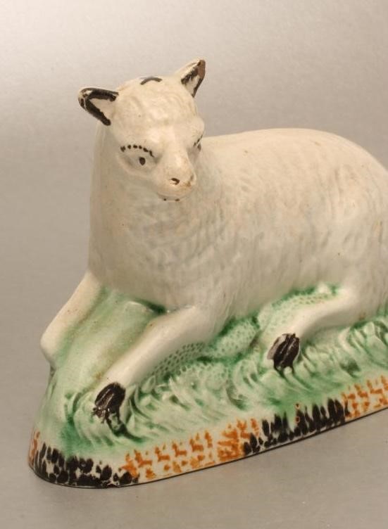 A YORKSHIRE PEARLWARE SHEEP Image