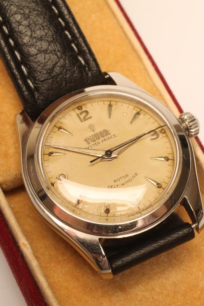 A GENTLEMAN'S TUDOR OYSTER PRINCE ROTAR SELF-WINDING WRISTWATCH Image