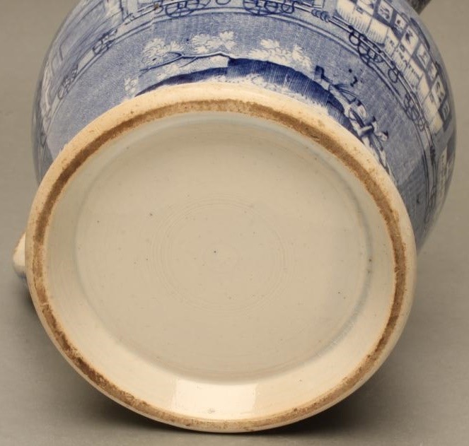 OF RAILWAY AND ROYAL INTEREST - a pearlware jug Image