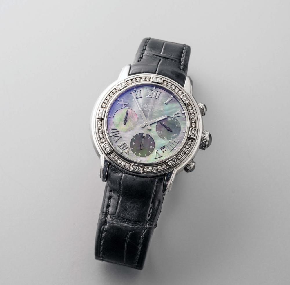 A GENTLEMAN'S RAYMOND WEIL "COLLECTION PARSIFAL" SELF-WINDING CHRONOGRAPH Image