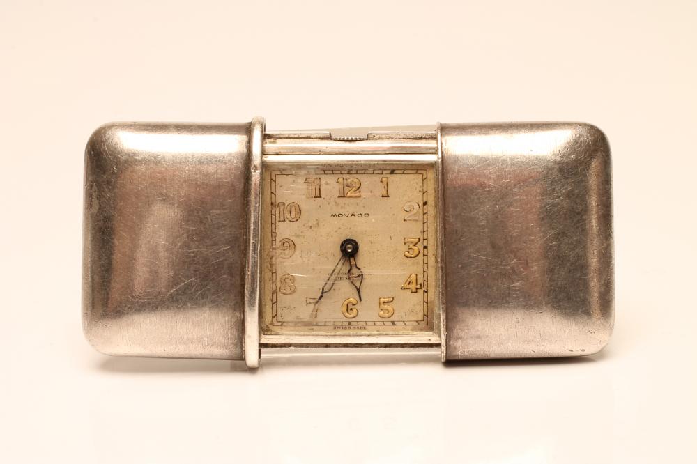 A MOVADO CHRONOMETER ERMETO PURSE WATCH Image