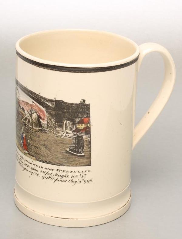 A CREAMWARE MUG Image