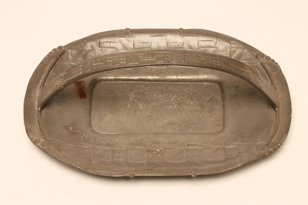 A TUDRIC PEWTER BASKET Image