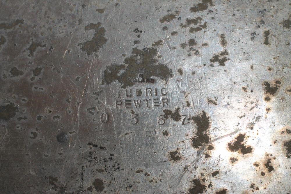 A TUDRIC PEWTER BASKET Image