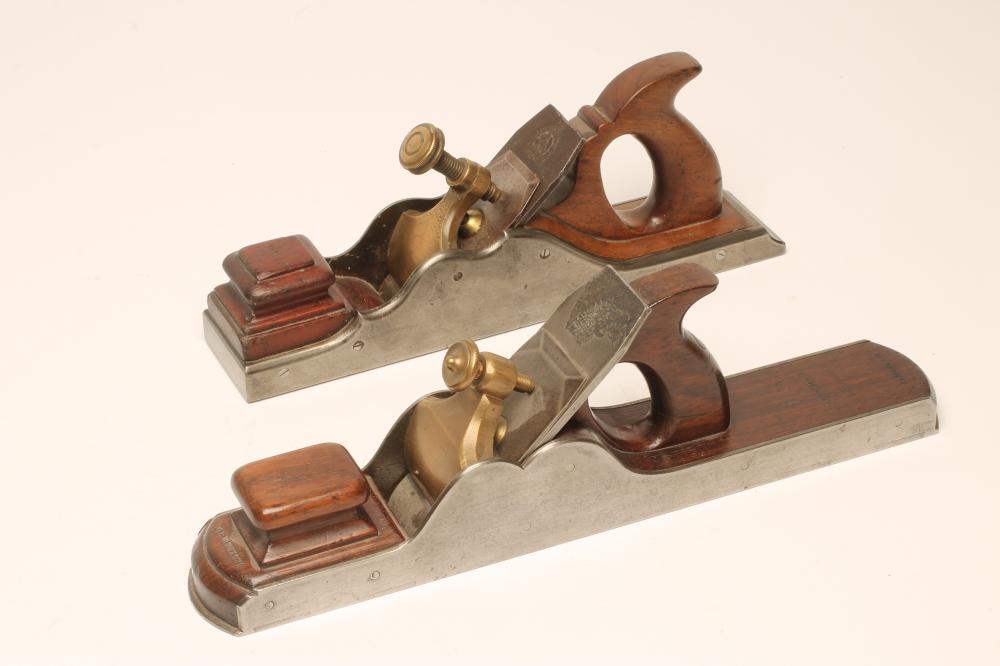 AN IRON AND MAHOGANY JOINTING PLANE Image