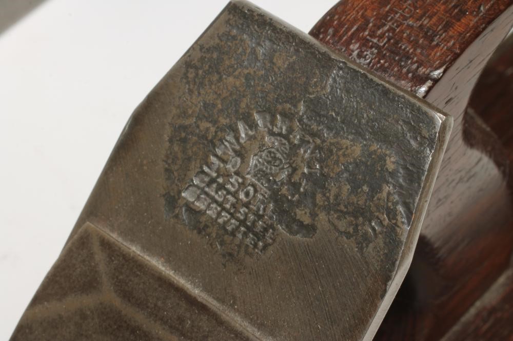 AN IRON AND MAHOGANY JOINTING PLANE Image