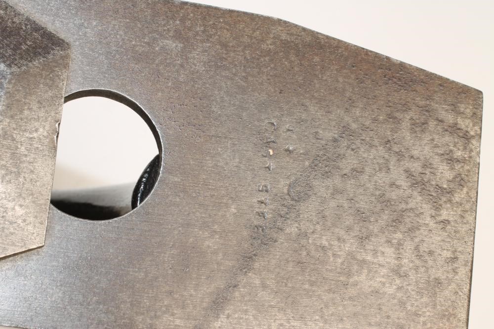 A STEWART SPIERS IRON AND ROSEWOOD HANDLED "INFRARED" SMOOTHING PLANE with brass clamp Image