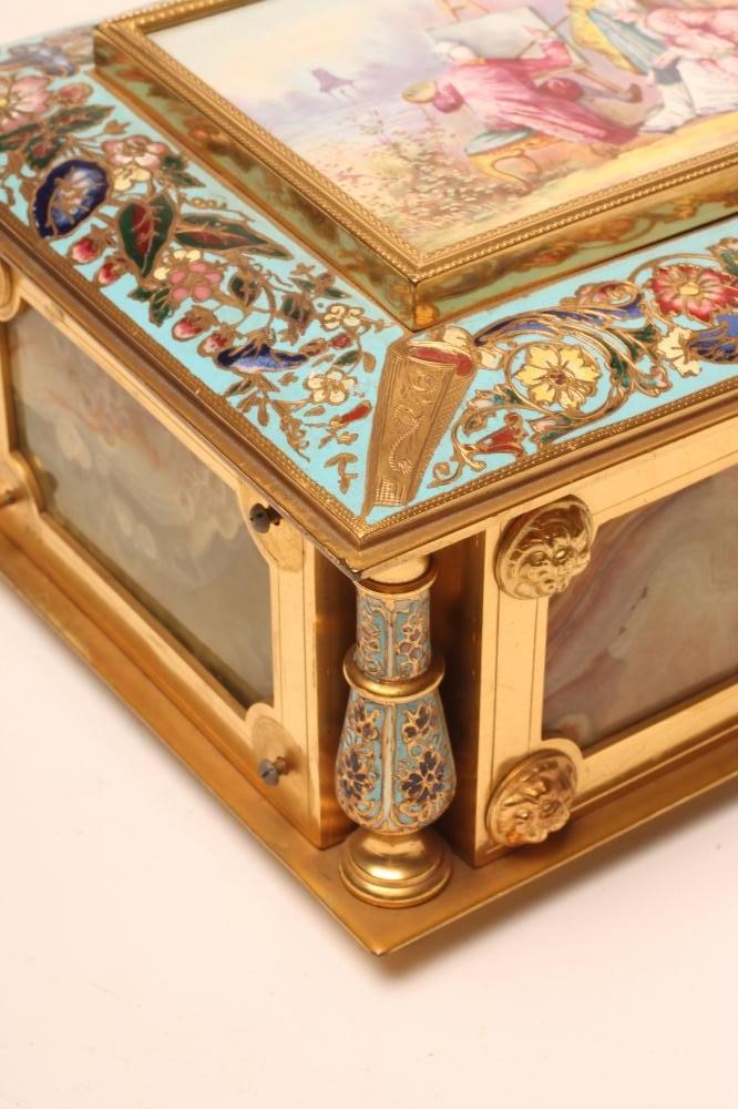 A FRENCH NAPOLEON III STYLE ORMOLU Image