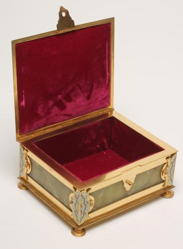 A FRENCH NAPOLEON III STYLE ORMOLU Image