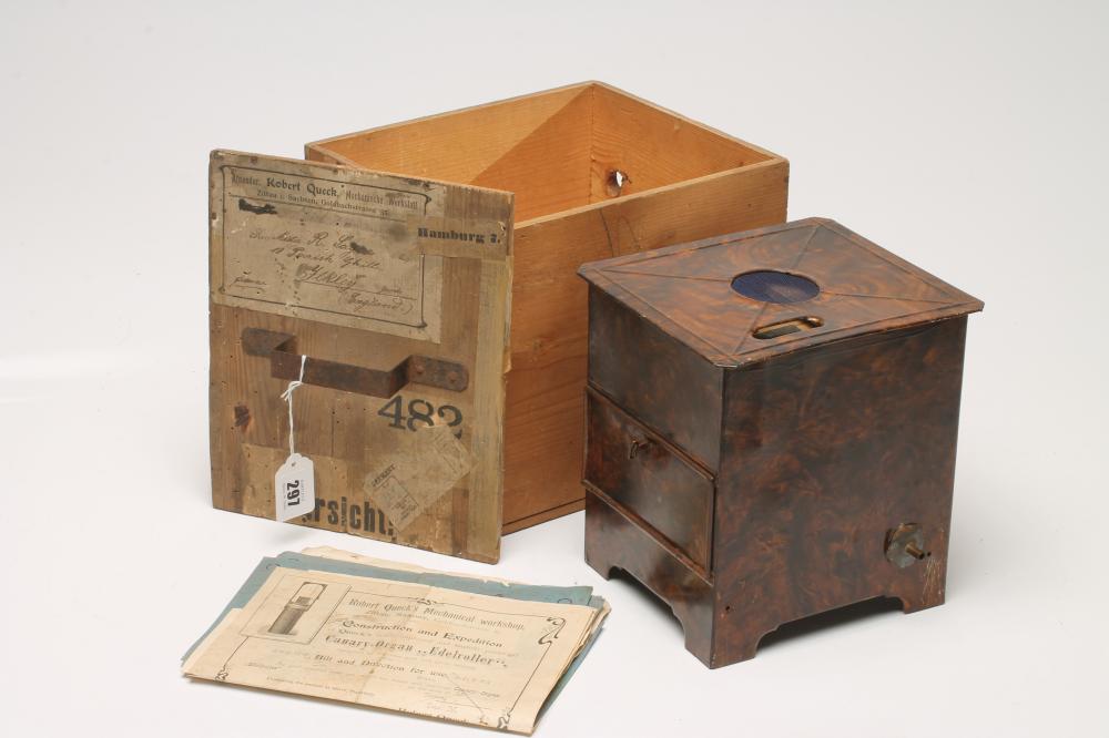 AN EARLY 20TH CENTURY "CANARY ORGAN" Image