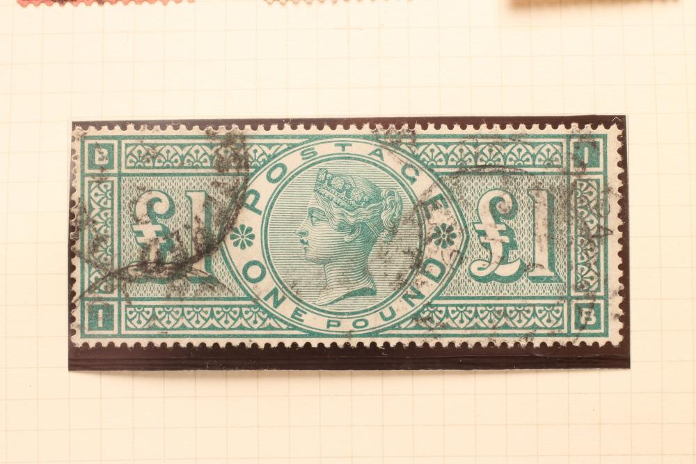 A COLLECTION OF BRITISH STAMPS including three 1847-1854 embossed stamps (all cancelled) Image