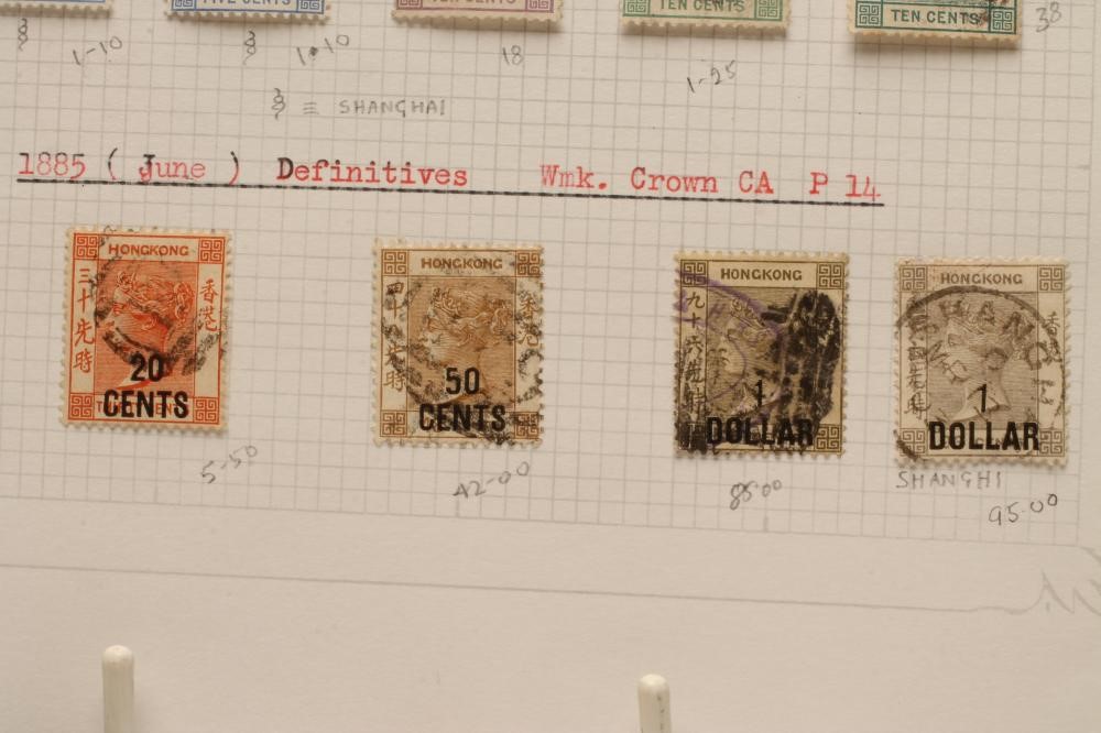 A COLLECTION OF HONG KONG STAMPS Image