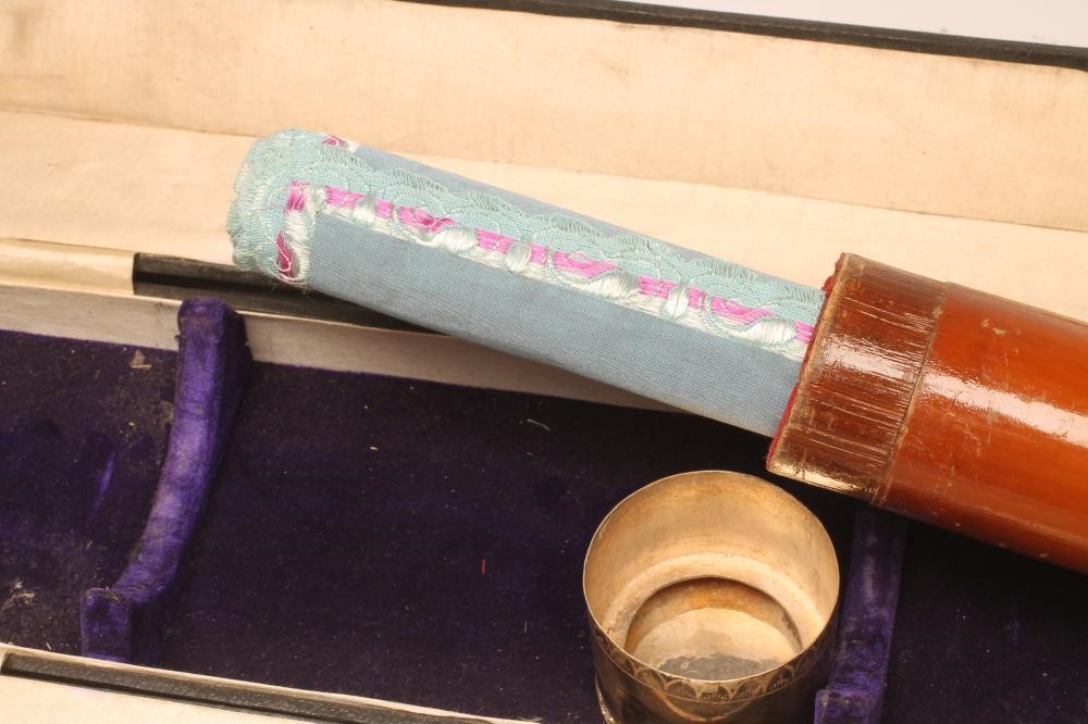 A PRINTED PAPER "WELCOMING" SCROLL from the "Members of the Chittagong Association" Image