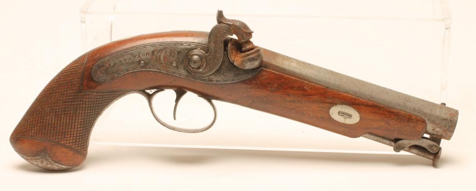 AN IRISH PERCUSSION PISTOL BY KAVANAGH Image