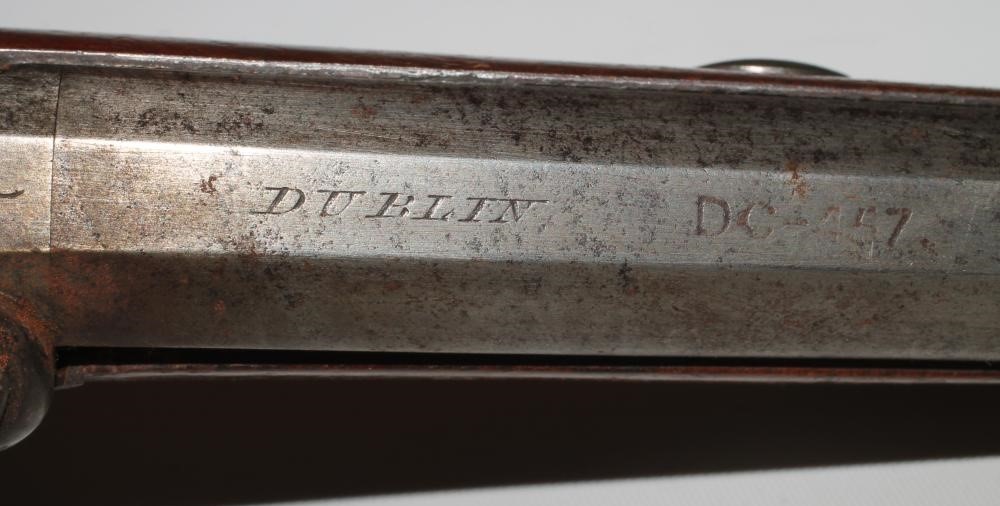 AN IRISH PERCUSSION PISTOL BY KAVANAGH Image