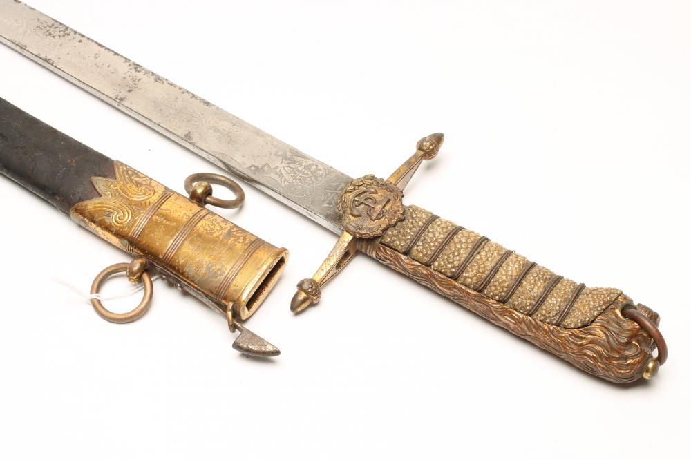 A VICTORIAN NAVAL DIRK Image