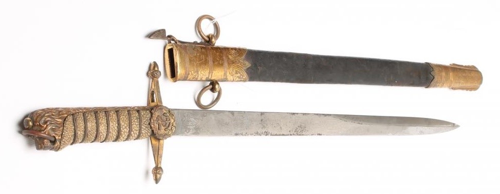A VICTORIAN NAVAL DIRK Image