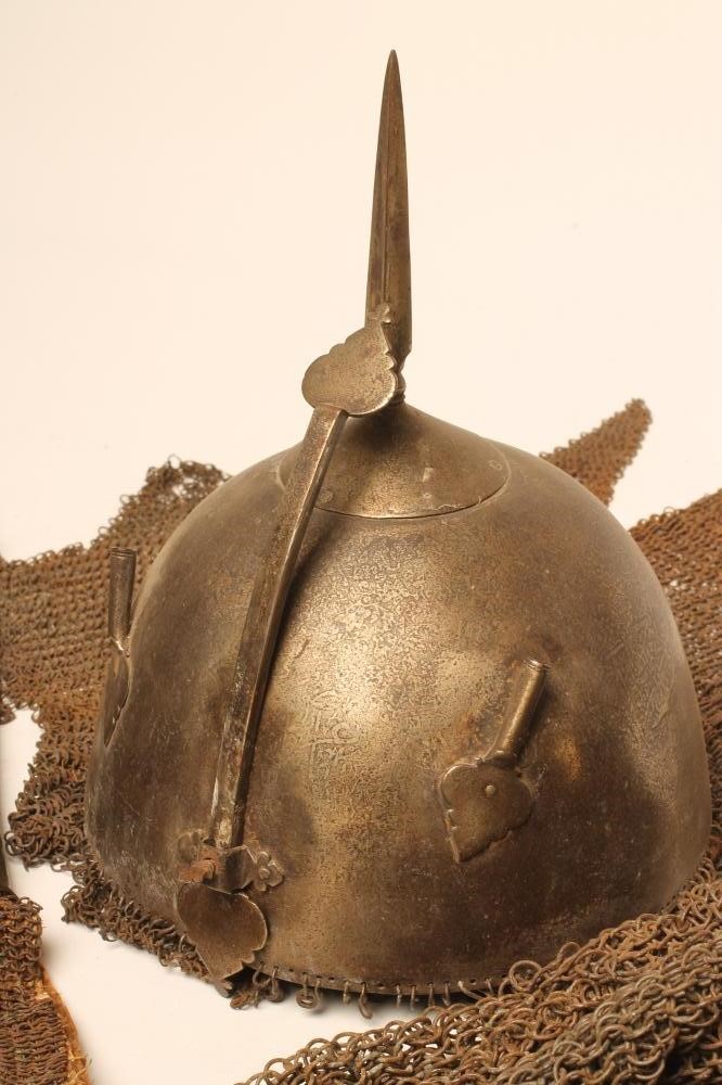 AN INDO-PERSIAN KHULA KHUD HELMET Image