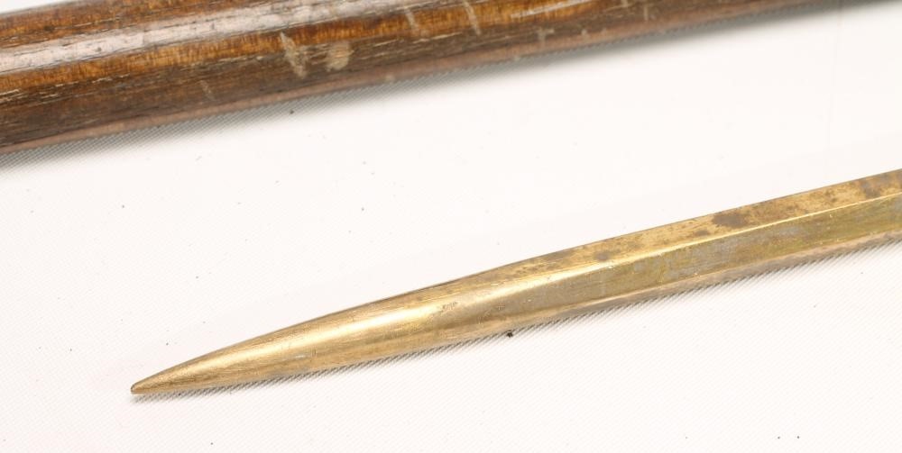 A SILVER TOPPED SWORD STICK Image