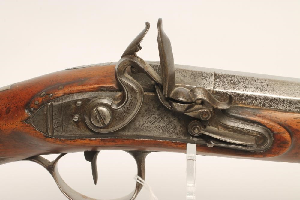A FLINTLOCK SPORTING GUN BY PROBIN Image