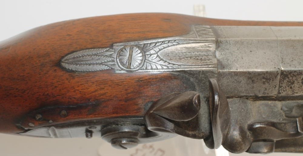 A FLINTLOCK SPORTING GUN BY PROBIN Image