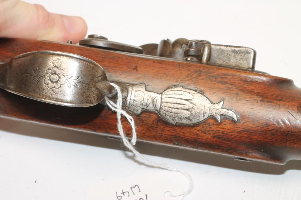 A FLINTLOCK SPORTING GUN BY PROBIN Image