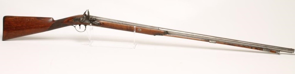 A FLINTLOCK SPORTING GUN BY PROBIN Image