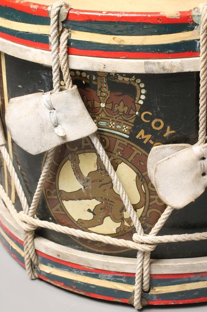 A MILITARY DRUM FOR THE ARMY CADET FORCE Image