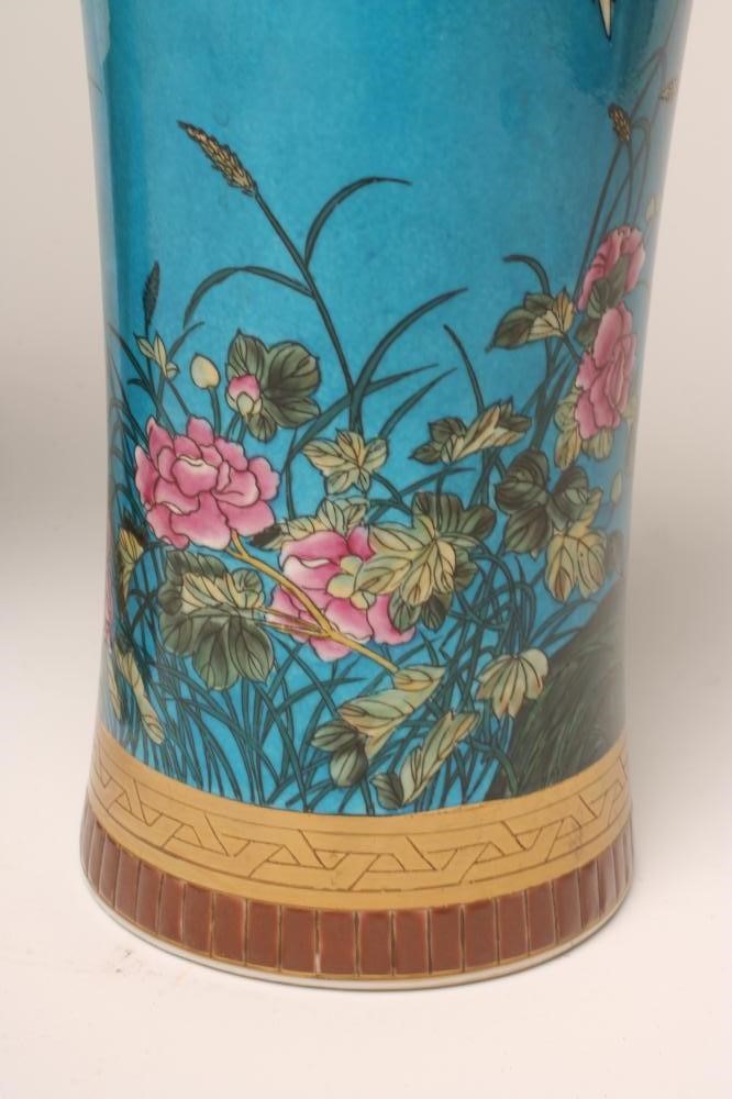 A PAIR OF FRENCH PORCELAIN AESTHETIC VASES Image