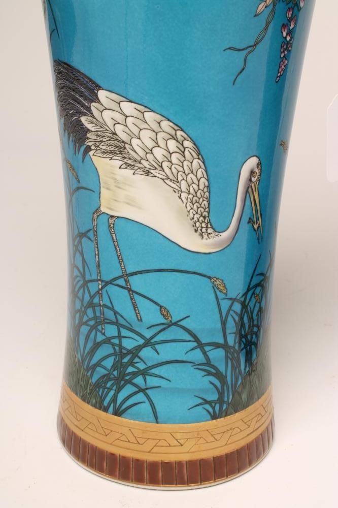 A PAIR OF FRENCH PORCELAIN AESTHETIC VASES Image