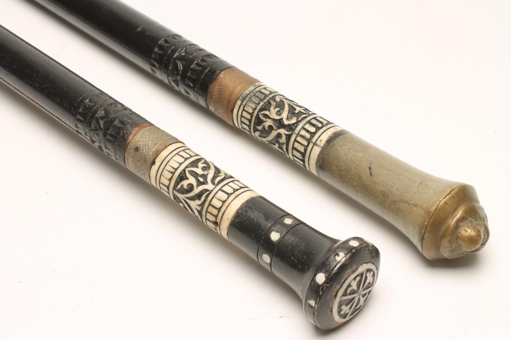 AN INDIAN SWORD STICK Image